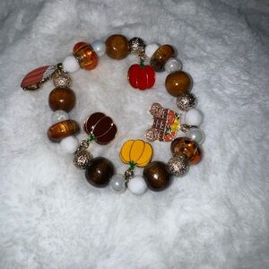 Fall charm bracelet